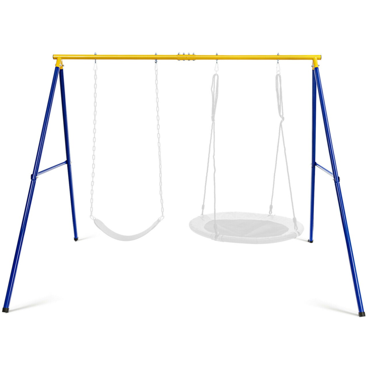 660 Lbs Heavy-Duty Metal Swing Frame Extra Large Swing Stand For Kids And Adults